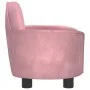 Cama para perros de terciopelo rosa 66x40x45 cm de vidaXL, Camas para perros - Ref: Foro24-171841, Precio: 84,05 €, Descuento: %
