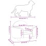 Hundebett aus rosa Samt, 66 x 40 x 45 cm von vidaXL, Betten für Hunde - Ref: Foro24-171841, Preis: 85,60 €, Rabatt: %