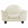 Cama para perros de terciopelo crema 66x40x45 cm de vidaXL, Camas para perros - Ref: Foro24-171844, Precio: 85,90 €, Descuent...