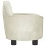 Cream velvet dog bed 66x40x45 cm by vidaXL, Beds for dogs - Ref: Foro24-171844, Price: 84,22 €, Discount: %
