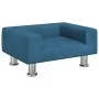 Cama para perros de terciopelo azul 50x40x26,5 cm de vidaXL, Camas para perros - Ref: Foro24-171925, Precio: 63,94 €, Descuen...