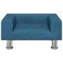 Cama para perros de terciopelo azul 50x40x26,5 cm de vidaXL, Camas para perros - Ref: Foro24-171925, Precio: 63,94 €, Descuen...