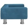 Cama para perros de terciopelo azul 50x40x26,5 cm de vidaXL, Camas para perros - Ref: Foro24-171925, Precio: 63,94 €, Descuen...