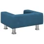 Cama para perros de terciopelo azul 50x40x26,5 cm de vidaXL, Camas para perros - Ref: Foro24-171925, Precio: 63,94 €, Descuen...