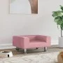 Cama para perros de terciopelo rosa 50x40x26,5 cm von vidaXL, Betten für Hunde - Ref: Foro24-171928, Preis: 66,30 €, Rabatt: %