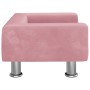 Cama para perros de terciopelo rosa 50x40x26,5 cm von vidaXL, Betten für Hunde - Ref: Foro24-171928, Preis: 67,59 €, Rabatt: %