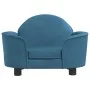 Cama para perros de terciopelo azul 66x40x45 cm de vidaXL, Camas para perros - Ref: Foro24-171838, Precio: 83,78 €, Descuento: %