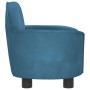 Hundebett aus blauem Samt, 66 x 40 x 45 cm von vidaXL, Betten für Hunde - Ref: Foro24-171838, Preis: 85,34 €, Rabatt: %
