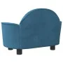 Cama para perros de terciopelo azul 66x40x45 cm de vidaXL, Camas para perros - Ref: Foro24-171838, Precio: 83,78 €, Descuento: %