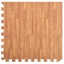 Alfombrillas de goma EVA vetas de madera 12 uds 4,32 ㎡