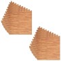 Holzmaserung EVA-Gummimatten 12 Stück 4,32㎡ von vidaXL, Matten für Fitnessgeräte - Ref: Foro24-92459, Preis: 69,35 €, Rabatt: %