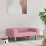 Cama para perros de terciopelo rosa 70x45x26,5 cm de vidaXL, Camas para perros - Ref: Foro24-171921, Precio: 63,51 €, Descuen...