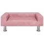 Cama para perros de terciopelo rosa 70x45x26,5 cm de vidaXL, Camas para perros - Ref: Foro24-171921, Precio: 63,51 €, Descuen...