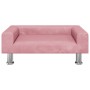 Hundebett aus rosa Samt 70x45x26,5 cm von vidaXL, Betten für Hunde - Ref: Foro24-171921, Preis: 64,88 €, Rabatt: %
