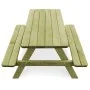 Children's picnic table and benches impregnated pine wood 90x90x58cm by vidaXL, Garden tables - Ref: Foro24-45148, Price: 139...