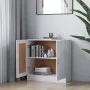 Bücherregal aus weißem Sperrholz, 82,5 x 30,5 x 80 cm von vidaXL, Bücherregale und Regale - Ref: Foro24-802705, Preis: 83,85 ...