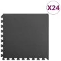 Black EVA rubber mats 24 pcs 8.64㎡ by vidaXL, Gym equipment mats - Ref: Foro24-92463, Price: 108,89 €, Discount: %