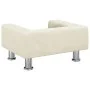 Cremefarbenes Hundebett aus Samt, 50 x 40 x 26,5 cm von vidaXL, Betten für Hunde - Ref: Foro24-171931, Preis: 53,14 €, Rabatt: %