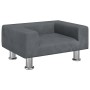 Hundebett aus dunkelgrauem Samt, 50 x 40 x 26,5 cm von vidaXL, Betten für Hunde - Ref: Foro24-171927, Preis: 54,21 €, Rabatt: %