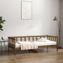 Honey brown solid pine wood sofa bed 80x200 cm by vidaXL, Beds and slatted bases - Ref: Foro24-814687, Price: 115,99 €, Disco...