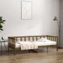 Honey brown solid pine wood sofa bed 80x200 cm by vidaXL, Beds and slatted bases - Ref: Foro24-814687, Price: 114,50 €, Disco...