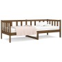 Honey brown solid pine wood sofa bed 80x200 cm by vidaXL, Beds and slatted bases - Ref: Foro24-814687, Price: 115,99 €, Disco...