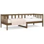 Honey brown solid pine wood sofa bed 80x200 cm by vidaXL, Beds and slatted bases - Ref: Foro24-814687, Price: 114,50 €, Disco...