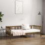 Honey brown solid pine wood sofa bed 80x200 cm by vidaXL, Beds and slatted bases - Ref: Foro24-814687, Price: 115,99 €, Disco...
