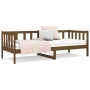 Honey brown solid pine wood sofa bed 80x200 cm by vidaXL, Beds and slatted bases - Ref: Foro24-814687, Price: 115,99 €, Disco...