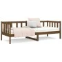 Honey brown solid pine wood sofa bed 80x200 cm by vidaXL, Beds and slatted bases - Ref: Foro24-814687, Price: 114,50 €, Disco...