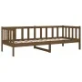 Honey brown solid pine wood sofa bed 80x200 cm by vidaXL, Beds and slatted bases - Ref: Foro24-814687, Price: 114,50 €, Disco...