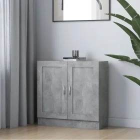 Bookcase made of gray concrete plywood 82.5x30.5x80 cm by vidaXL, Bookcases and shelves - Ref: Foro24-802709, Price: 52,34 €,...