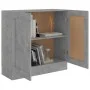 Bookcase made of gray concrete plywood 82.5x30.5x80 cm by vidaXL, Bookcases and shelves - Ref: Foro24-802709, Price: 52,34 €,...