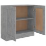 Bücherschrank aus Sperrholz grauer Beton 82,5x30,5x80 cm von vidaXL, Bücherregale und Regale - Ref: Foro24-802709, Preis: 52,...