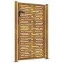 Puerta de jardín acero corten diseño cuadrado 105x130 cm