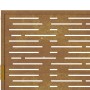 Puerta de jardín acero corten diseño cuadrado 105x130 cm
