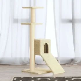 Cat scratching post with cream sisal posts 92 cm by vidaXL, Cat furniture - Ref: Foro24-171512, Price: 46,71 €, Discount: %