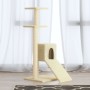 Katzenkratzbaum mit cremefarbenen Sisalstämmen, 92 cm von vidaXL, Katzenmöbel - Ref: Foro24-171512, Preis: 47,61 €, Rabatt: %