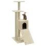 Cat scratching post with cream sisal posts 92 cm by vidaXL, Cat furniture - Ref: Foro24-171512, Price: 46,71 €, Discount: %