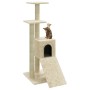 Katzenkratzbaum mit cremefarbenen Sisalstämmen, 92 cm von vidaXL, Katzenmöbel - Ref: Foro24-171512, Preis: 47,61 €, Rabatt: %
