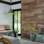 WallArt Tablones aspecto madera de roble Barnwood marrón oscuro de WallArt, Recubrimiento de paredes - Ref: Foro24-432701, Pr...