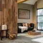 WallArt Tablones aspecto madera de roble Barnwood marrón oscuro de WallArt, Recubrimiento de paredes - Ref: Foro24-432701, Pr...