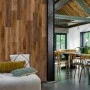 WallArt Tablones aspecto madera de roble Barnwood marrón oscuro de WallArt, Recubrimiento de paredes - Ref: Foro24-432701, Pr...