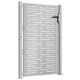 Puerta de jardín acero corten diseño cuadrado 105x155 cm