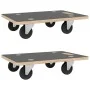 Supports with wheels 2 pcs rectangular 50x35x11.5 cm by vidaXL, Loading platforms and pallets - Ref: Foro24-154889, Price: 44...