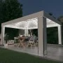 Gazebo with white LED strip lights 3x4 m by vidaXL, Tents and gazebos - Ref: Foro24-3070301, Price: 345,44 €, Discount: %