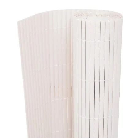 Valla de jardín de doble cara 90x500 cm blanca de vidaXL, Paneles de vallas - Ref: Foro24-43627, Precio: 63,04 €, Descuento: %