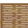 Puerta de jardín acero corten diseño cuadrado 105x155 cm