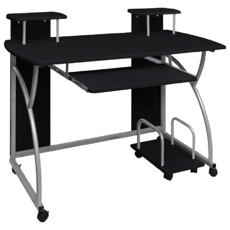 Escritorio ordenador madera contrachapada negro 110x52x88,5 cm de vidaXL, Escritorios - Ref: Foro24-20582, Precio: 100,83 €, ...