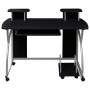 Schwarzer Computertisch aus Sperrholz, 110 x 52 x 88,5 cm von vidaXL, Schreibtische - Ref: Foro24-20582, Preis: 109,95 €, Rab...